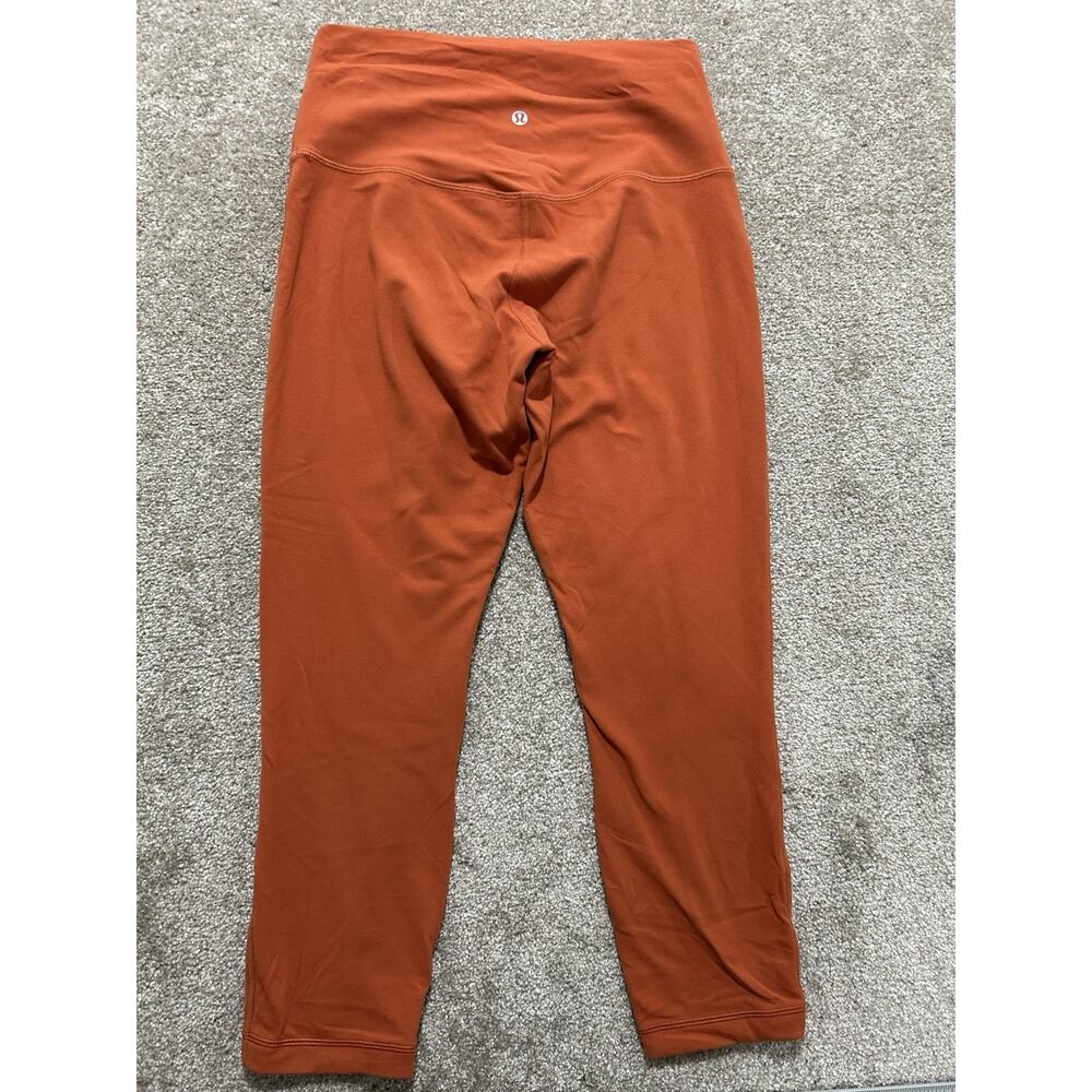Lululemon Women’s 8 Align High-Rise Pant 23” Darker Orange  - Picture 6 of 8